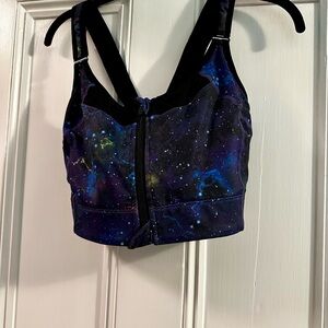Constantly Varied Gear Cosmic Sports Bra - Black and Blue